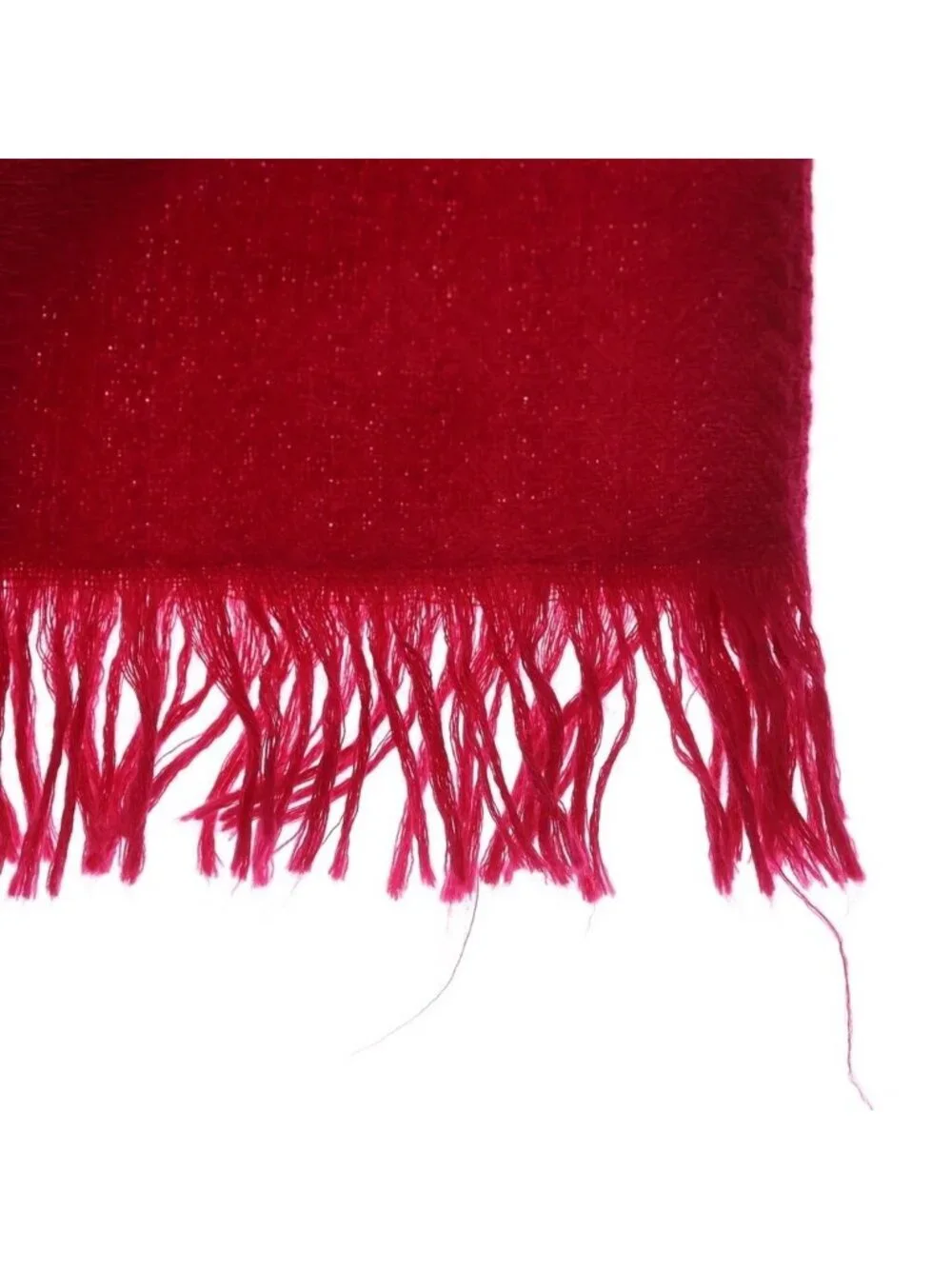 Hermes Cashmere Logo Large Shawl Scarf Fringe Pink